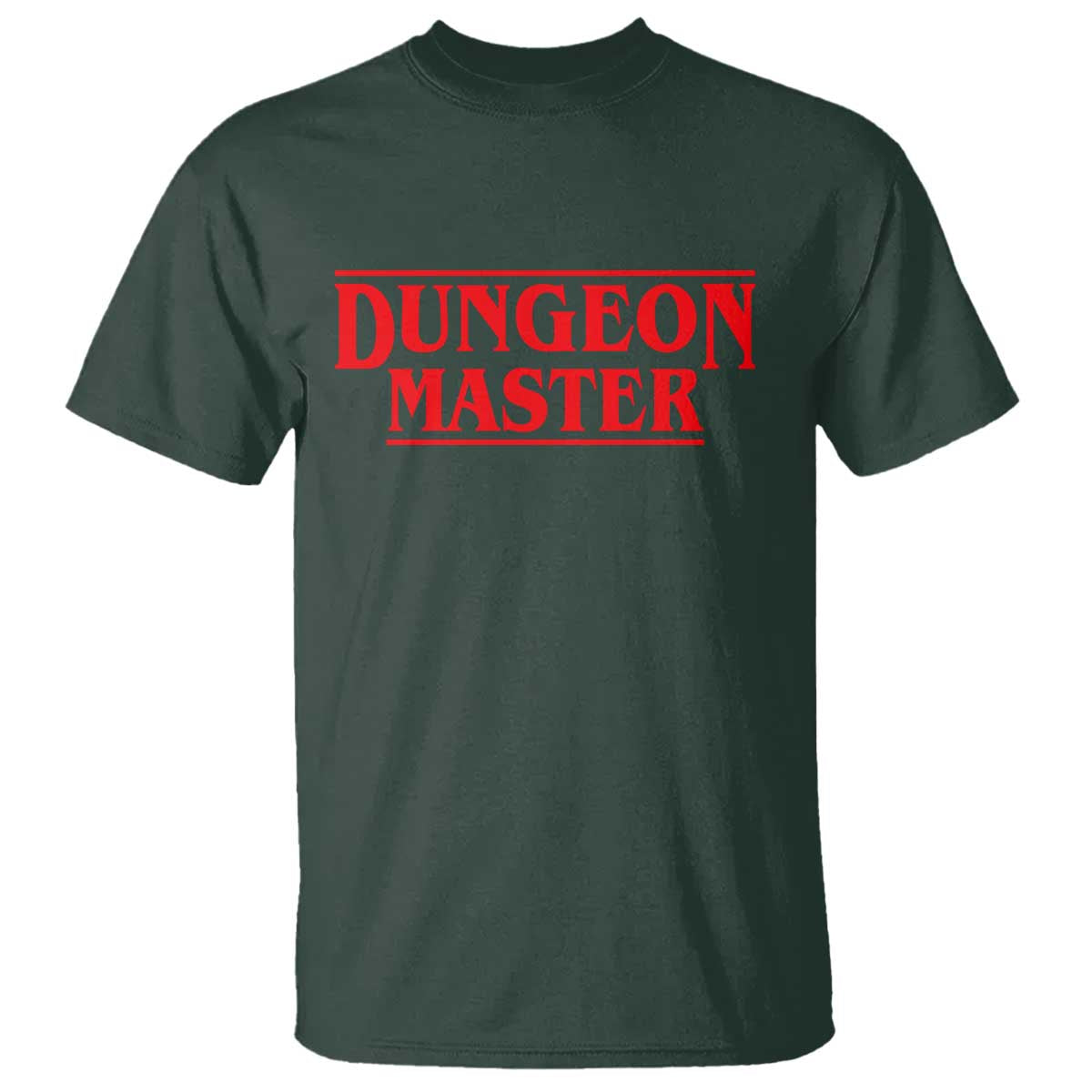 Funny Dungeon Master T Shirt RPG Gamer D20 Tabletop Gaming TS11 Dark Forest Green Print Your Wear