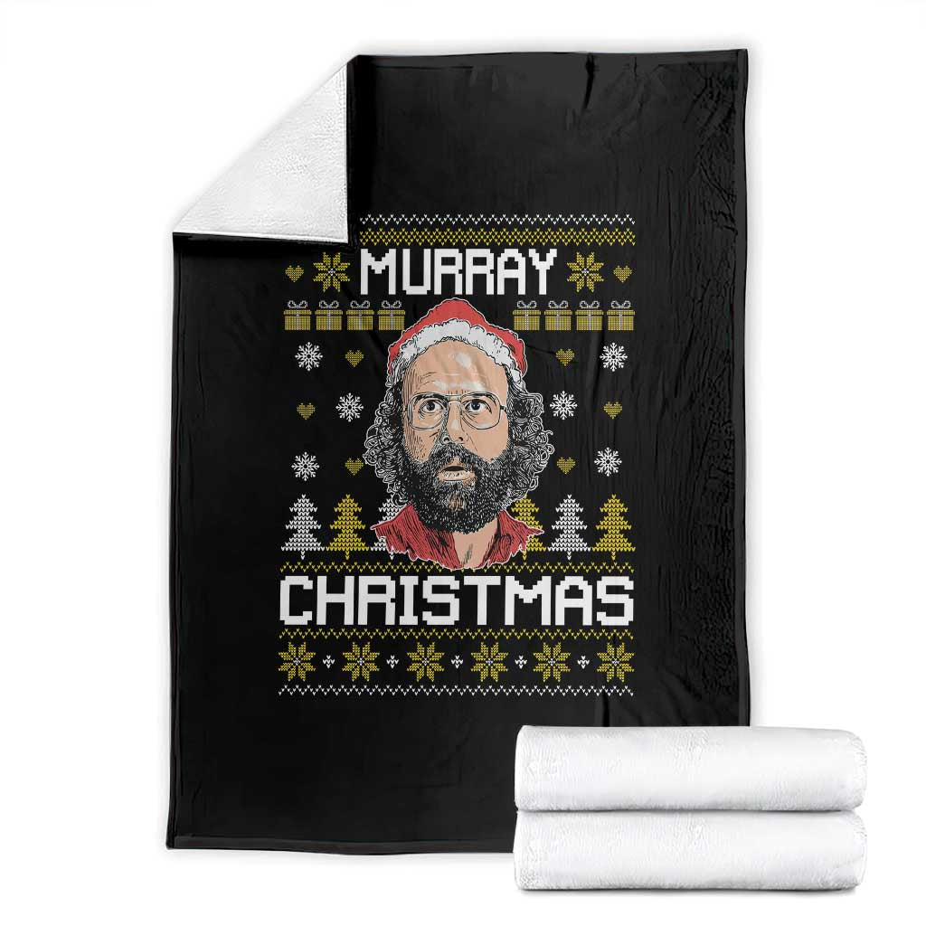 Funny Murray Christmas Throw Blanket Stranger Xmas Things Holiday Movie TS11 Black Print Your Wear