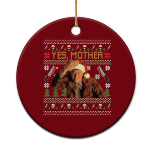 Ed Gein Christmas Ceramic Ornament Funny Yes Mother Xmas Serial Killer TS11 1pc Red Print Your Wear