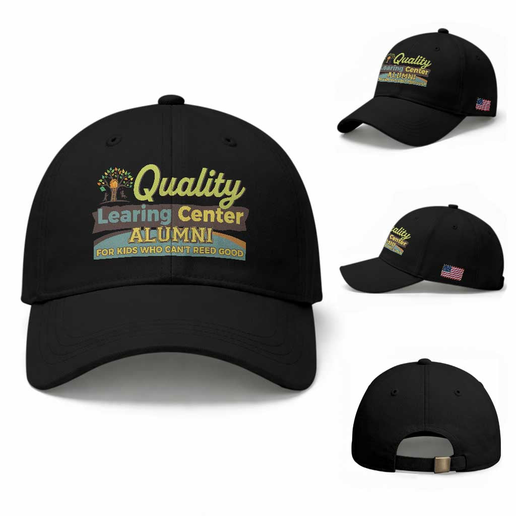 Funny Minnesota Learing Center Alumni For Kids Who Cant Reed Good Baseball Cap TS11 Baseball Cap Universal Fit Black Print Your Wear