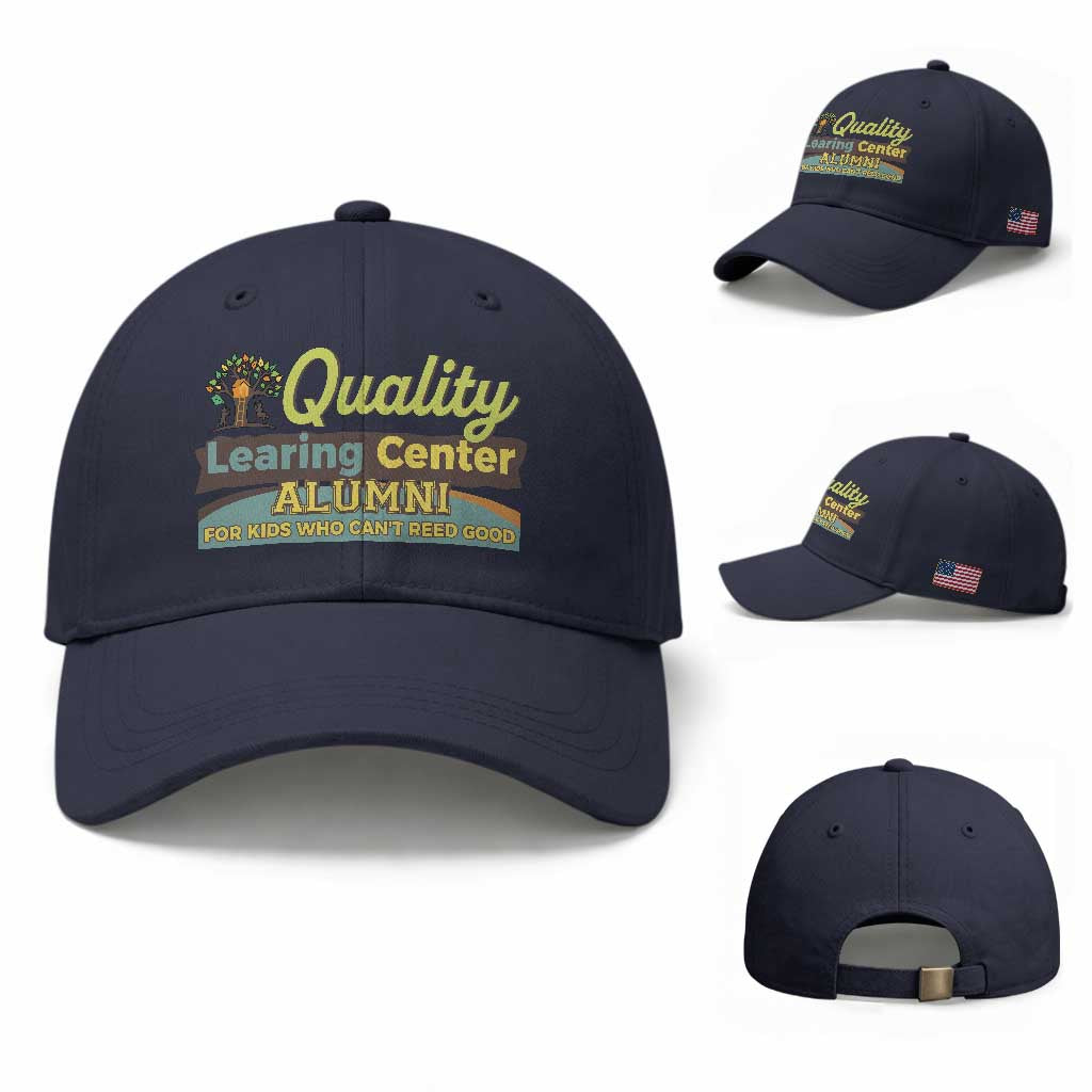 Funny Minnesota Learing Center Alumni For Kids Who Cant Reed Good Baseball Cap TS11 Baseball Cap Universal Fit Navy Print Your Wear