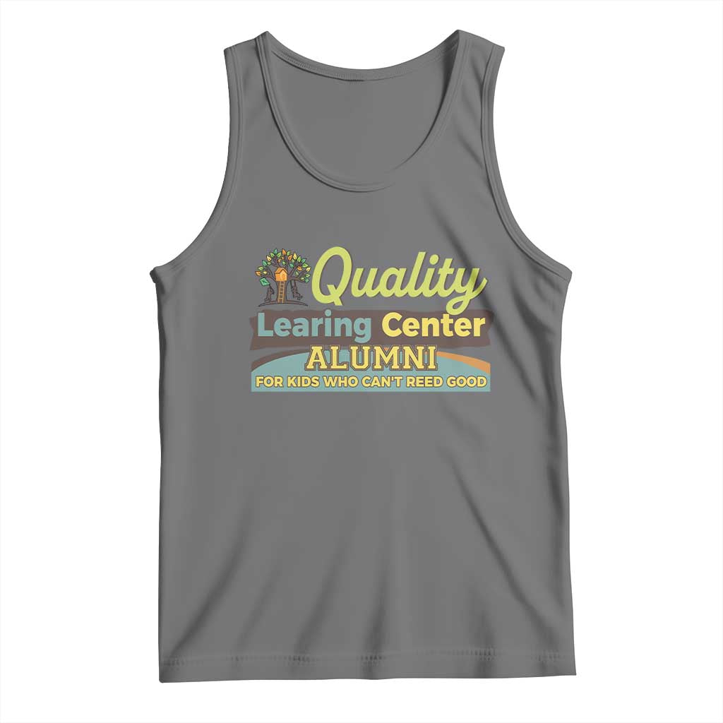 Funny Minnesota Learing Center Alumni For Kids Who Cant Reed Good Tank Top TS11 Black Heather Print Your Wear