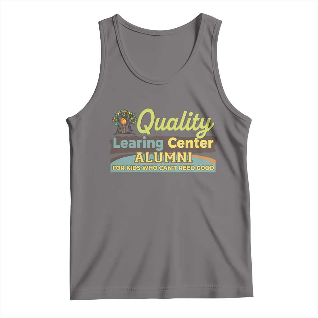 Funny Minnesota Learing Center Alumni For Kids Who Cant Reed Good Tank Top TS11 Deep Heather Print Your Wear