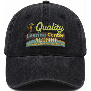 Funny Minnesota Learing Center Alumni For Kids Who Cant Reed Good Washed Cotton Baseball Cap TS11 Print Your Wear