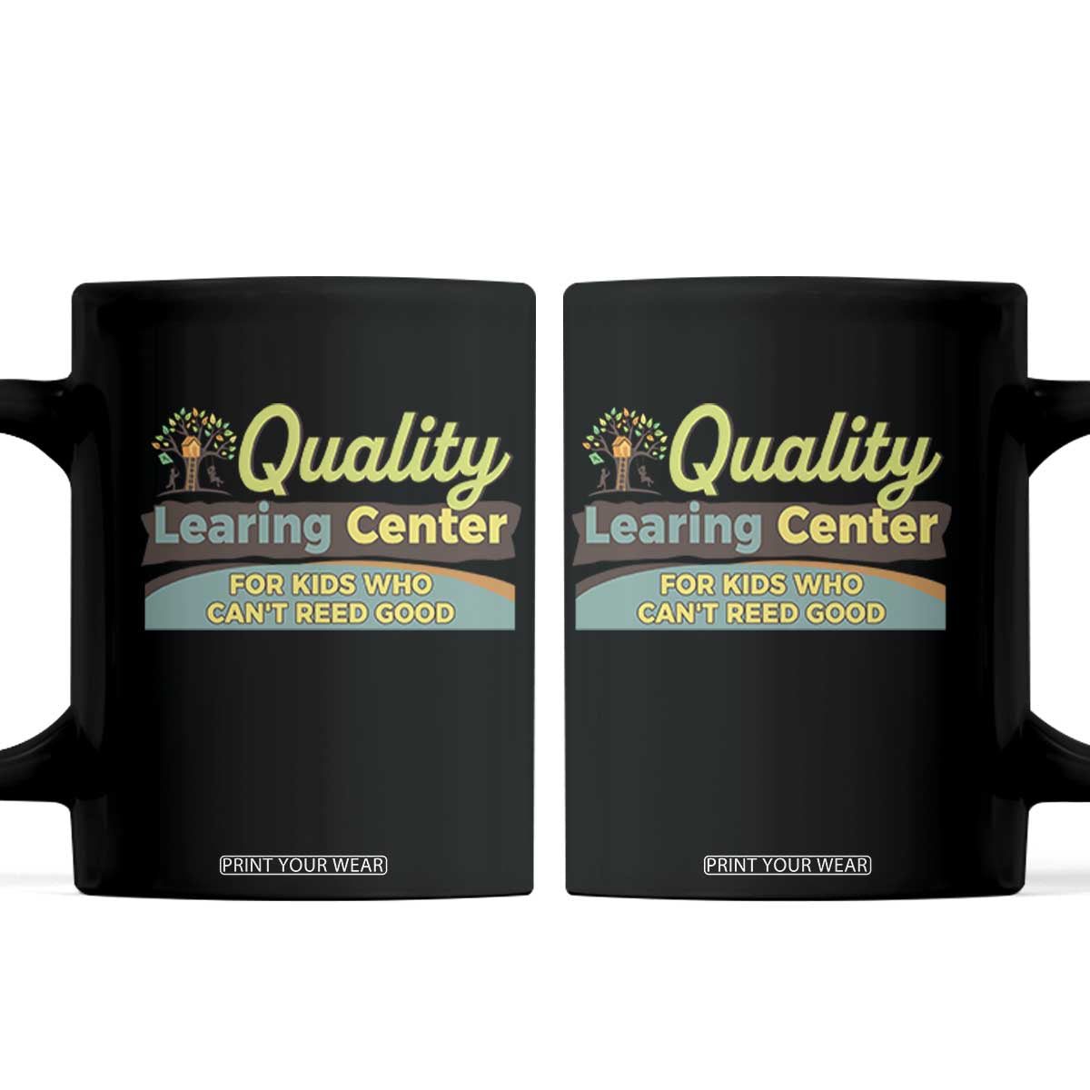 Funny Minnesota Learing Center For Kids Who Cant Reed Good Coffee Mug Anti Scam Awareness TS11 Black Print Your Wear
