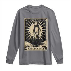 Funny Joe Cain Mardi Gras Long Sleeve Shirt Vintage Tarot Card TS11 Charcoal Print Your Wear