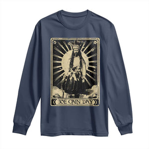 Funny Joe Cain Mardi Gras Long Sleeve Shirt Vintage Tarot Card TS11 Navy Print Your Wear