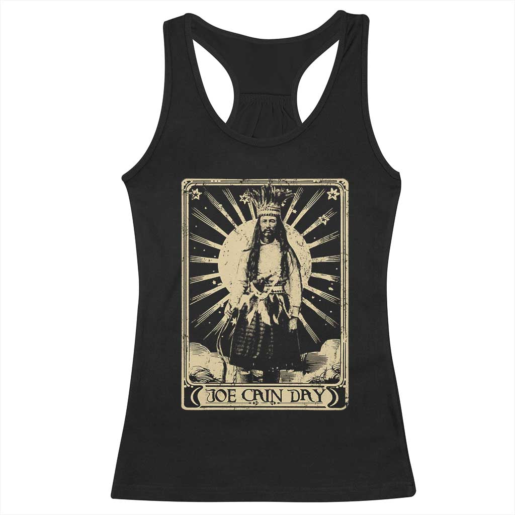 Funny Joe Cain Mardi Gras Racerback Tank Top Vintage Tarot Card TS11 Black Print Your Wear