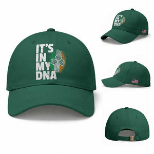 Funny Irish It's In My DNA Baseball Cap Ireland Fingerprint Flag TS11 Baseball Cap Universal Fit Irish Green Print Your Wear