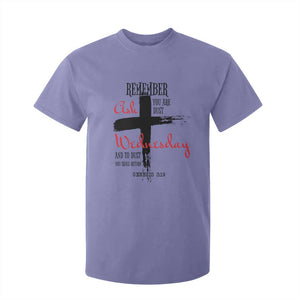 Ash Wednesday T Shirt For Kid Remember You are Dust And To Dust You Shall Return Genesis 3:19 TS11 Violet Print Your Wear