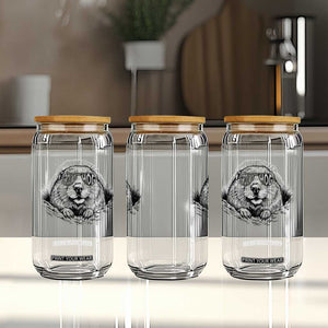 Funny Groundhog Face Woodchuck Sunglassess Glass Can TS11 Print Your Wear