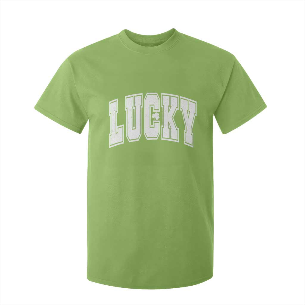 Vintage Lucky Shamrock Clover St Patricks Day T Shirt For Kid TS11 Lime Print Your Wear