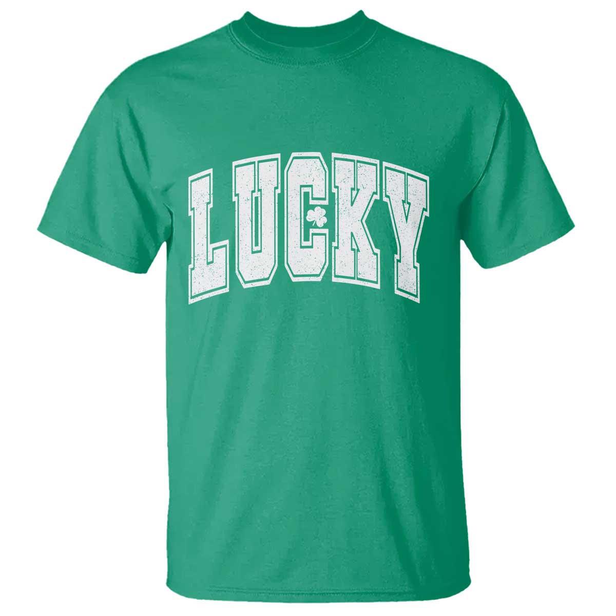 Vintage Lucky Shamrock Clover St Patricks Day T Shirt TS11 Irish Green Print Your Wear