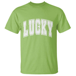 Vintage Lucky Shamrock Clover St Patricks Day T Shirt TS11 Lime Print Your Wear