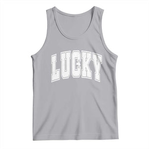 Vintage Lucky Shamrock Clover St Patricks Day Tank Top TS11 Athletic Heather Print Your Wear