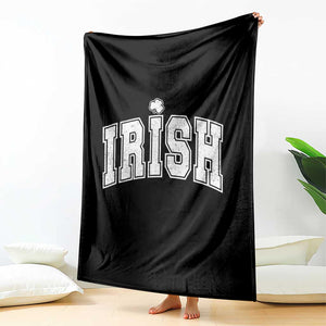 Funny Irish St Patricks Day Distressed Shamrock Ireland Pride Throw Blanket TS11 Print Your Wear