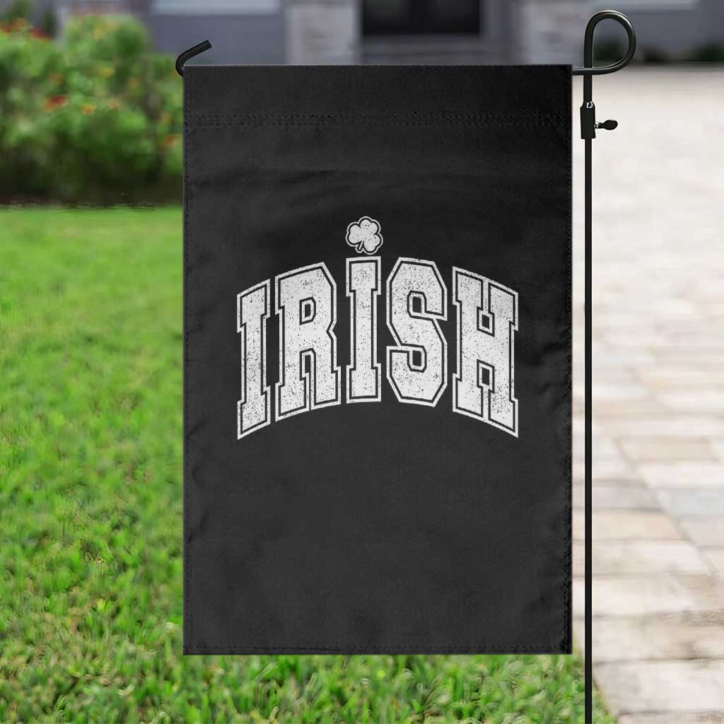 Funny Irish St Patricks Day Distressed Shamrock Ireland Pride Garden Flag TS11 Print Your Wear