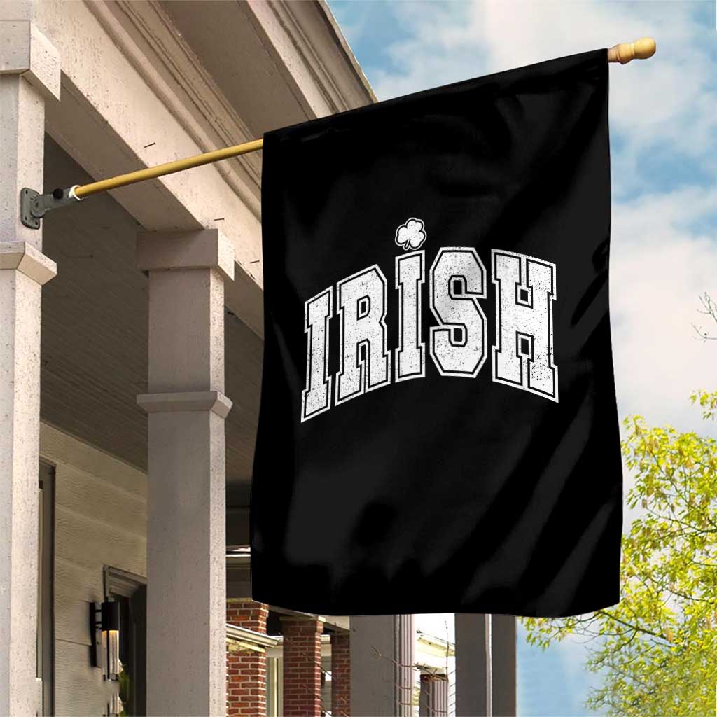 Funny Irish St Patricks Day Distressed Shamrock Ireland Pride Garden Flag TS11 Print Your Wear