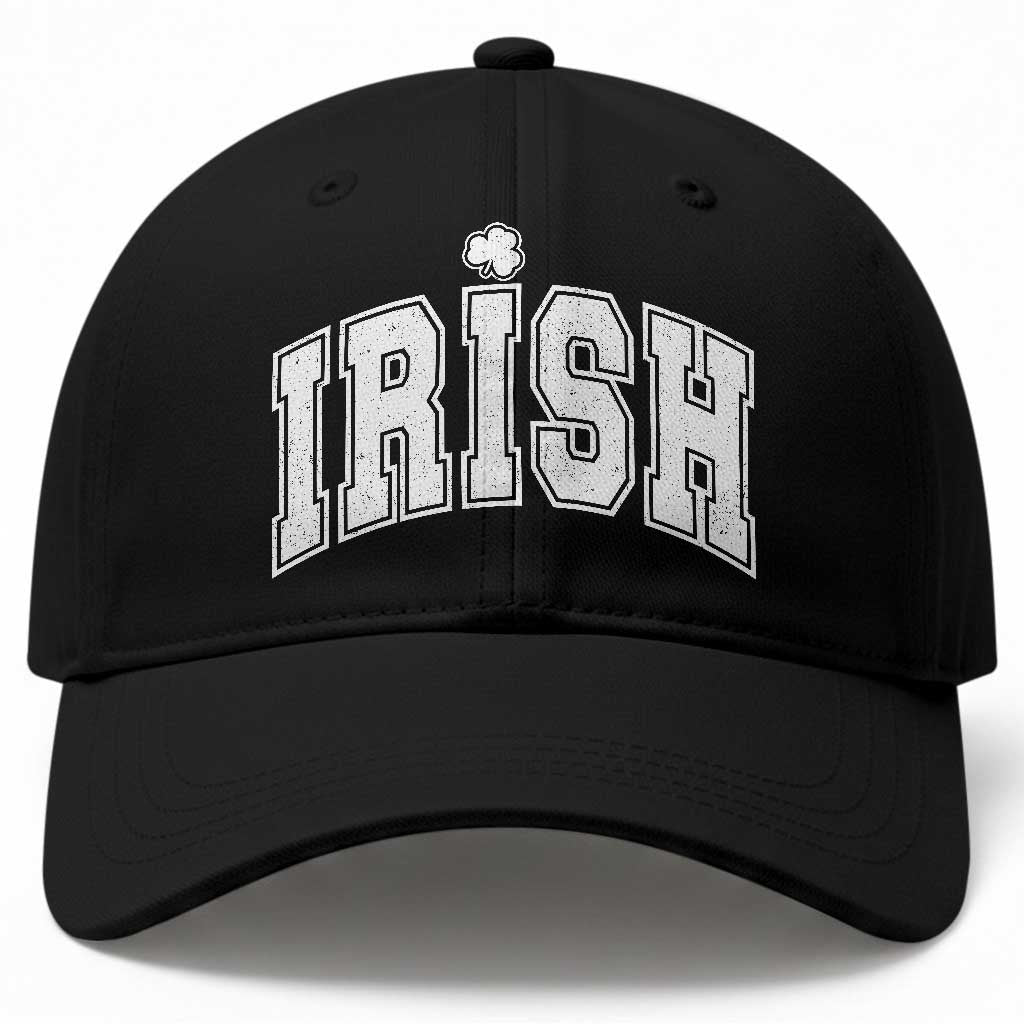 Funny Irish St Patricks Day Distressed Shamrock Ireland Pride Baseball Cap TS11 Print Your Wear