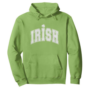 Funny Irish St Patricks Day Distressed Shamrock Ireland Pride Hoodie TS11 Lime Print Your Wear