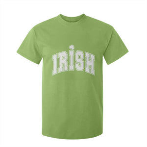 Funny Irish St Patricks Day Distressed Shamrock Ireland Pride T Shirt For Kid TS11 Lime Print Your Wear