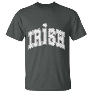 Funny Irish St Patricks Day Distressed Shamrock Ireland Pride T Shirt TS11 Dark Heather Print Your Wear