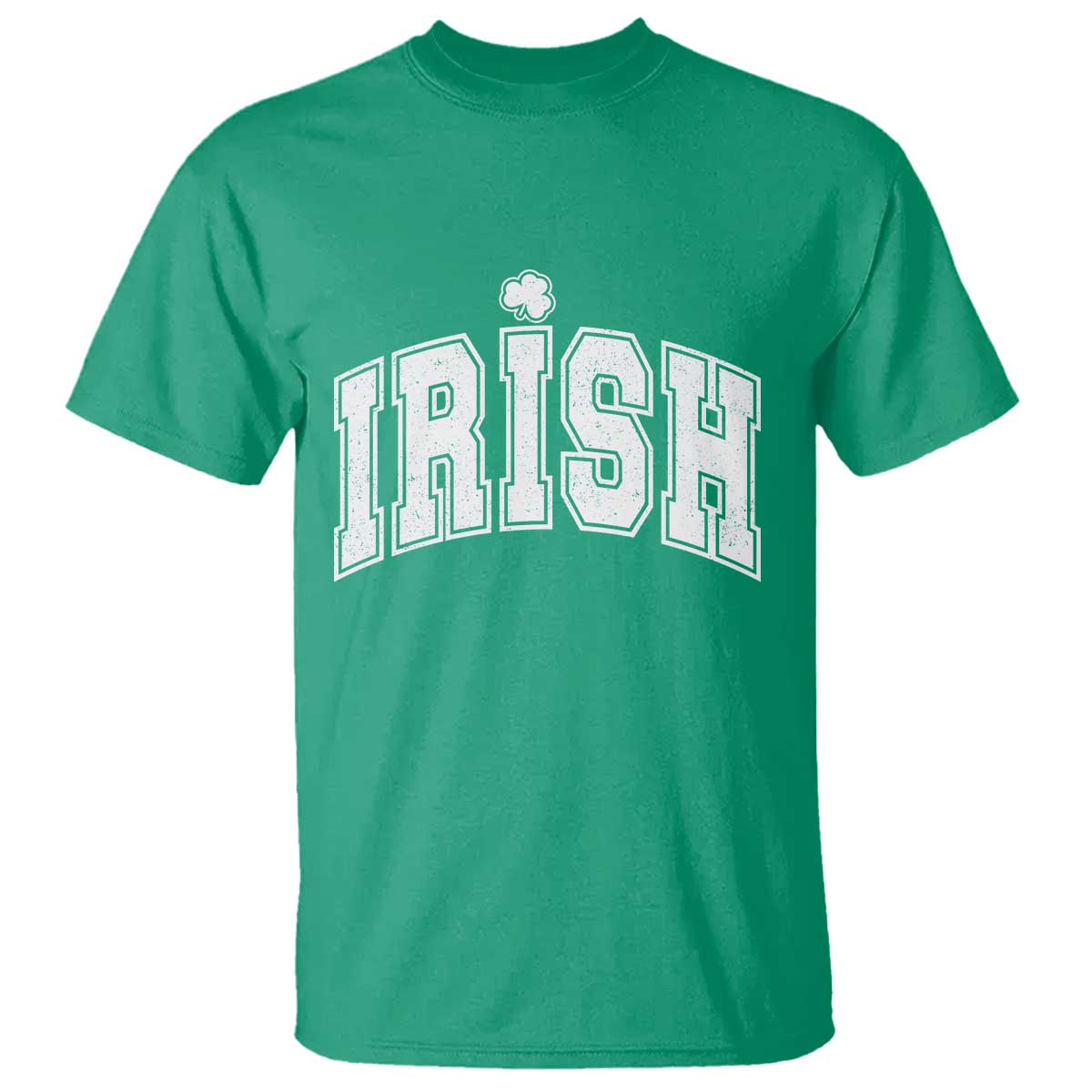 Funny Irish St Patricks Day Distressed Shamrock Ireland Pride T Shirt TS11 Irish Green Print Your Wear