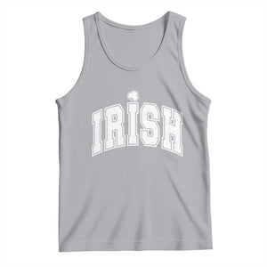 Funny Irish St Patricks Day Distressed Shamrock Ireland Pride Tank Top TS11 Athletic Heather Print Your Wear