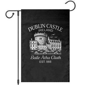 Dublin Castle Ireland Garden Flag Baile Atha Cliath Ireland Travel Souvenir TS11 Black Print Your Wear