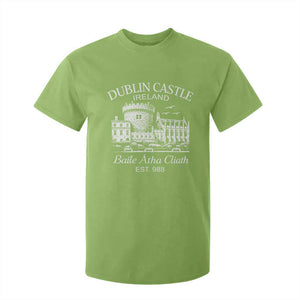 Dublin Castle Ireland T Shirt For Kid Baile Atha Cliath Ireland Travel Souvenir TS11 Lime Print Your Wear