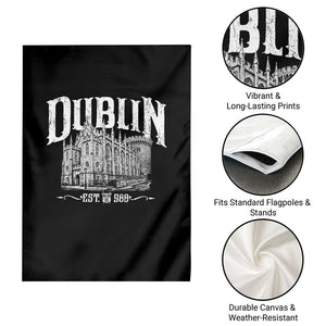 Dublin Castle Ireland Est 988 Travel Souvenir Garden Flag TS11 Print Your Wear