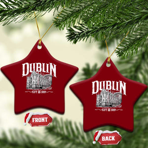 Dublin Castle Ireland Est 988 Travel Souvenir Ceramic Ornament TS11 Print Your Wear