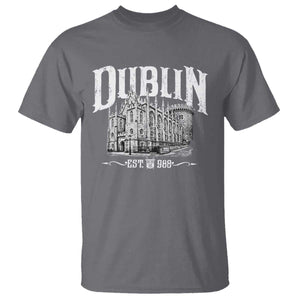 Dublin Castle Ireland Est 988 Travel Souvenir T Shirt TS11 Charcoal Print Your Wear