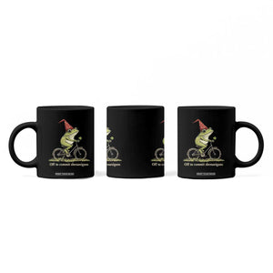 Funny Frog St Patricks Day Coffee Mug Off To Commit Shenanigans Four Leaf Clover TS11 Print Your Wear