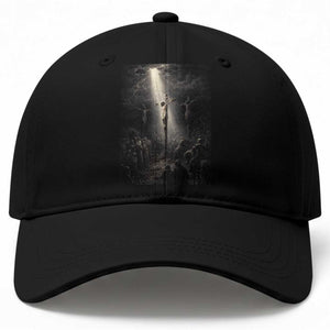 Jesus Christ Crucifixion Scene Religious Christian Easter Baseball Cap TS11 Print Your Wear
