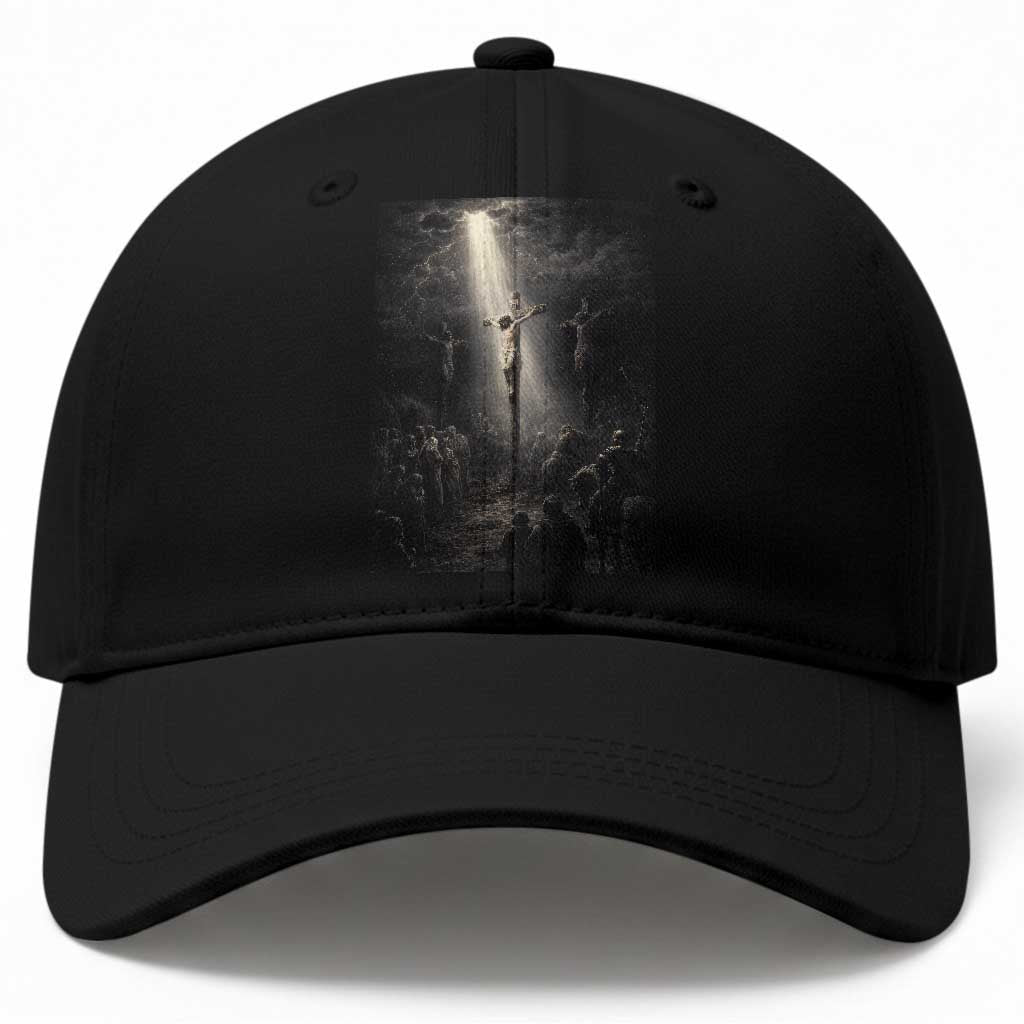 Jesus Christ Crucifixion Scene Religious Christian Easter Baseball Cap TS11 Print Your Wear
