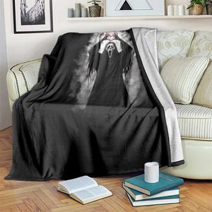 Funny Scary Bunny Face Ghost Heart Hand Sign Easter Day Throw Blanket TS11 Print Your Wear