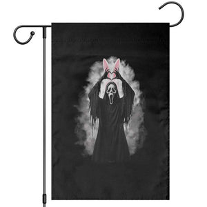 Funny Scary Bunny Face Ghost Heart Hand Sign Easter Day Garden Flag TS11 Black Print Your Wear