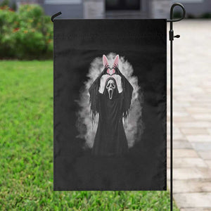 Funny Scary Bunny Face Ghost Heart Hand Sign Easter Day Garden Flag TS11 Print Your Wear