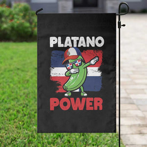 Platano Power Garden Flag Funny Dominican Republic Flag Baseball TS11 Print Your Wear