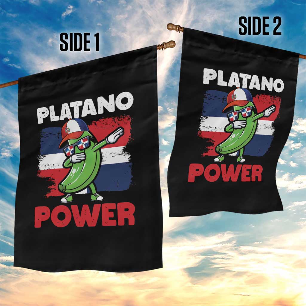Platano Power Garden Flag Funny Dominican Republic Flag Baseball TS11 Print Your Wear