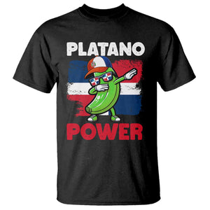 Platano Power T Shirt Funny Dominican Republic Flag Baseball TS11 Black Print Your Wear