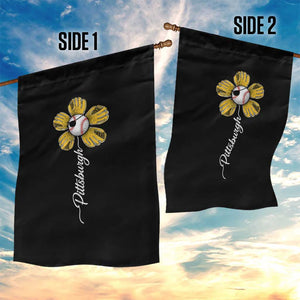 Pittsburgh Sport Retro Baseball Flower Garden Flag Funny Game Day TS11 Print Your Wear