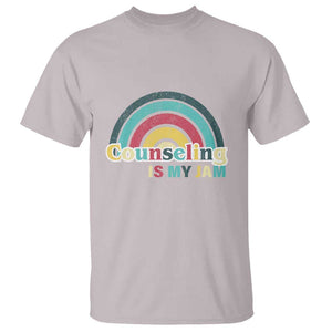 Mental Illness Awareness T Shirt Couseling Is My Jam Retro Groove Rainbow TS11 Ice Gray Print Your Wear