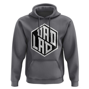 Dad Lad Hoodie Vintage Father's Day TS11 Charcoal Print Your Wear