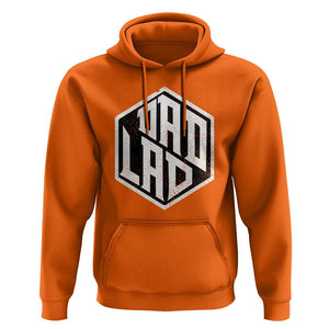 Dad Lad Hoodie Vintage Father's Day TS11 Orange Print Your Wear