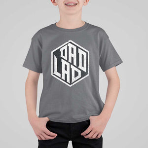 Dad Lad T Shirt For Kid Vintage Father's Day TS11 Charcoal Print Your Wear