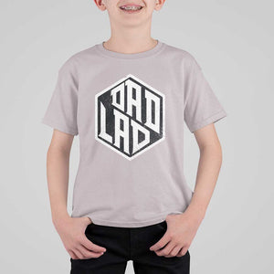 Dad Lad T Shirt For Kid Vintage Father's Day TS11 Ice Gray Print Your Wear