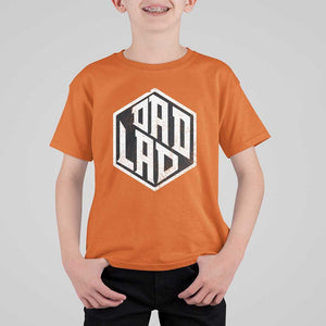 Dad Lad T Shirt For Kid Vintage Father's Day TS11 Orange Print Your Wear