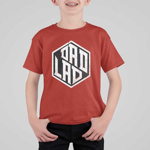 Dad Lad T Shirt For Kid Vintage Father's Day TS11 Red Print Your Wear